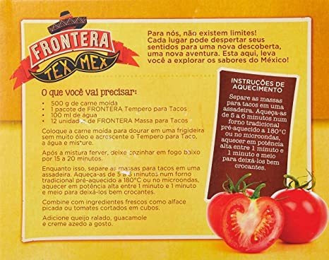 Imagem 2 de 2 de Kit P/ Tacos Frontera 320g
