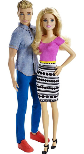 Set Muñeca Barbie Y Ken Original De Mattel- Envío Inmediato 