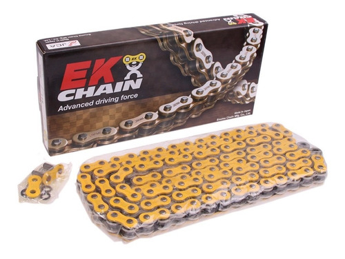 Cadena ek chain 520 Sro6-118 Oring amarilla