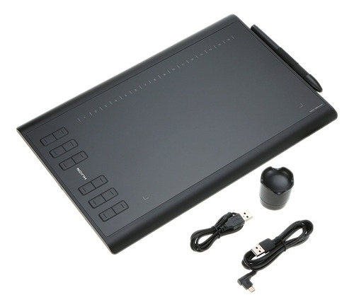 , Huion Gráfico Dibujo Tablet Micro Usb Nuevo 1060plus Con ,