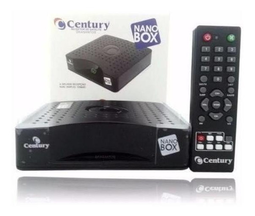 Receptor De Satélite Century (nano Box) Brinde Uma Caneta