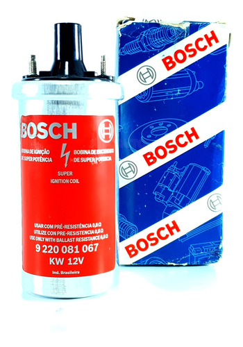 Bobina Ignição Kadett Kombi Gol Fusca Bosch 9220081067