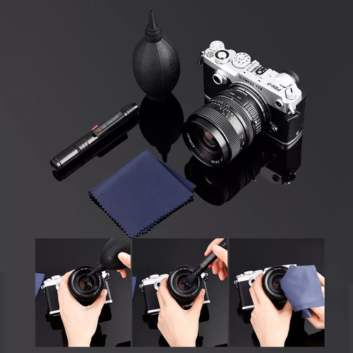Kit Limpeza K&f Lente Câmera Dslr 3 Em 1 Original