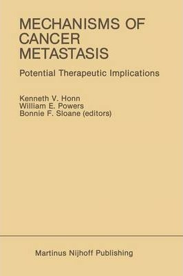 Libro Mechanisms Of Cancer Metastasis - Kenneth V. Honn