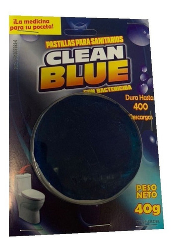 Pastilla Sanitaria Para Tanque Bactericida Clean Blue