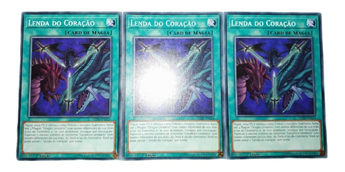 Yugioh - 3x Lenda Do Coração 