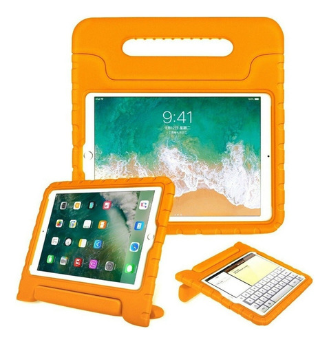 Funda Agarradera Foami Niños Para iPad 7 10.2 A2197 A2200