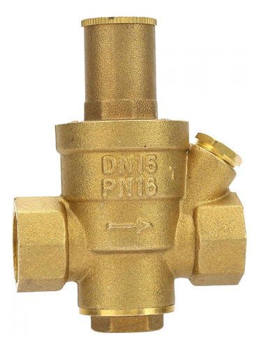 Regulador Reductor De Presión De Agua Ajustable De Latón 1pc