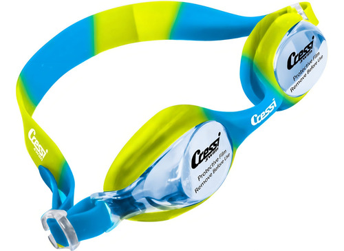 Goggles Cressi Niños Mod Seahorse Green / Azure - Pvr Color Verde