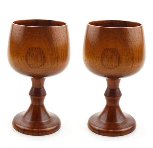 Vintage Jujube Copa De Vino De Madera Copa Para Beber Taza D