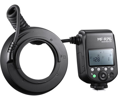 Flash Macro Ring Godox Mf-r76 Para Canon Nikon Sony Panasoni