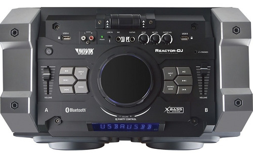 Parlante Portatil Torre De Audio Bluetooth Novik Reactor Dj