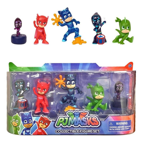 Pj Masks Set De 5 Figuras Coleccionables