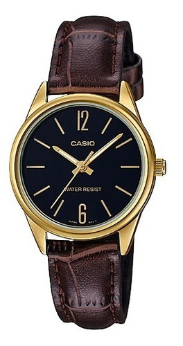 Reloj Casio Mujer Ltp-v005gl Cuero Análogo 100% Original 