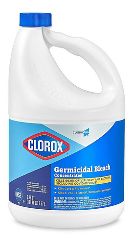 Clorox Blanqueador Concentrado - Botella De 121oz - 3/paq