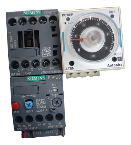 Arrancador Siemens 2.5-3hp Trifasico 220v Con Timer