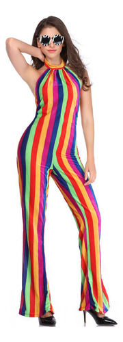 Mono M-xl Con Estampado De Rayas Para Espectáculos