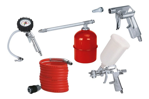 Kit Juego Herramientas Neumaticas 5 Piezas Einhell 4132720