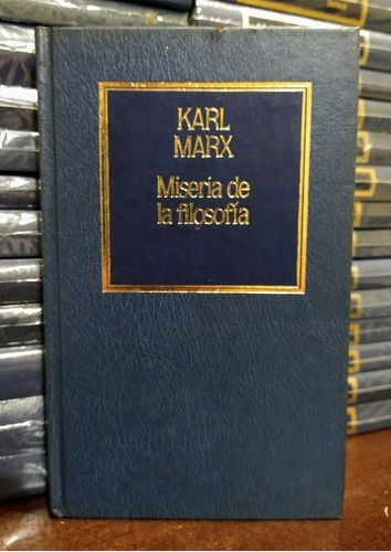 Miseria De La Filosofía. Karl Marx. Tapa Dura