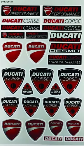 Adhesivos para casco Ducati