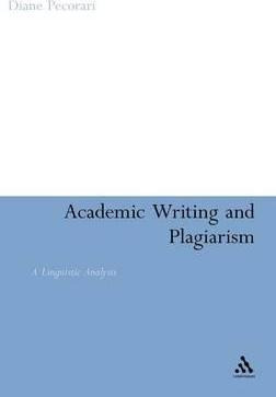 Libro Academic Writing And Plagiarism : A Linguistic Anal...