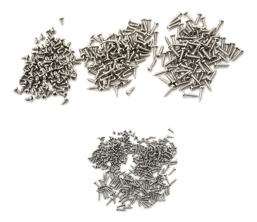 100pcs Screws Nuts M2 Flat Round Head Fit Hinge Self- 8