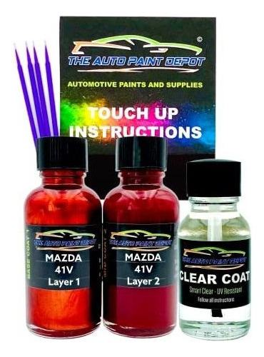 Auto Paint Depot Para Mazda Soul Red 41v Pintura De Reto