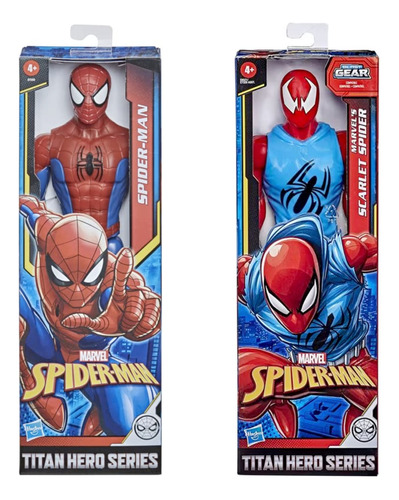 Titan Hero Series Spider Man Y Scarlet Spider 30cm