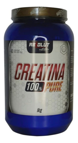 Creatina 100% Pure 1kg Em Pó Monohidratada Absolut Nutrition