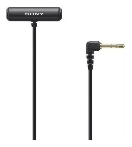 Microfone Sony Ecm-lv1 Omnidirecional Preto