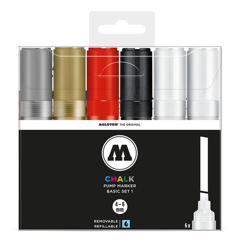 Chalk Marker Basic Set 1 (4-8 Mm)