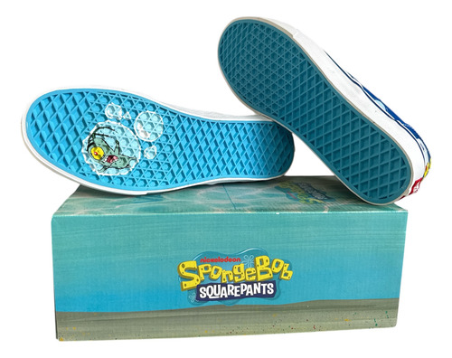 Tenis Vans Colección Bob Esponja Bob Y Patricio (Usado)