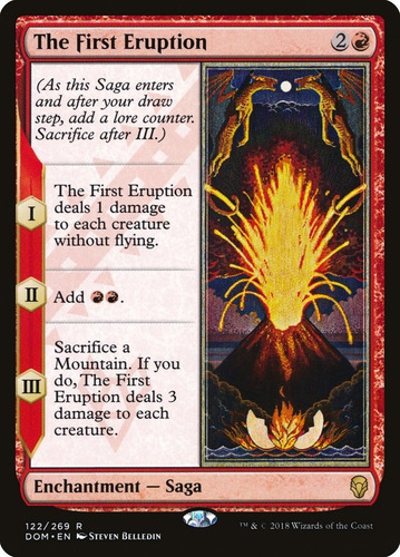 Cartas Magic The First Eruption X 4 Unidades Playset Mtg