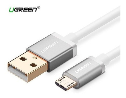 Ugreen 10832 USB a Micro-USB Color Gris claro