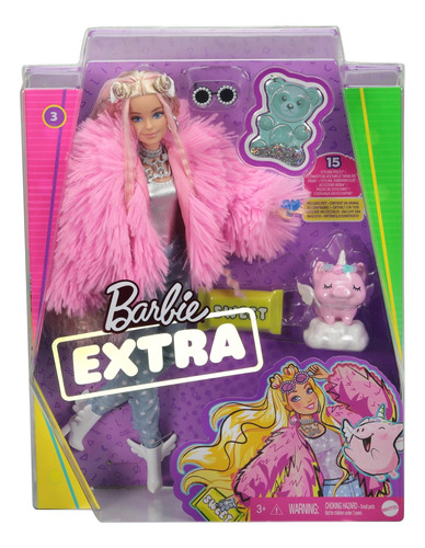 Barbie Extra Abrigo Rosa