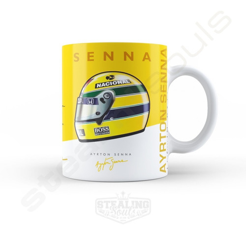 Taza Fierrera - Ayrton Senna #34 | World F1 Champion Edition