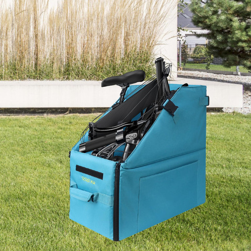 Caja De Almacenamiento Plegable Para Bicicletas Con Funda