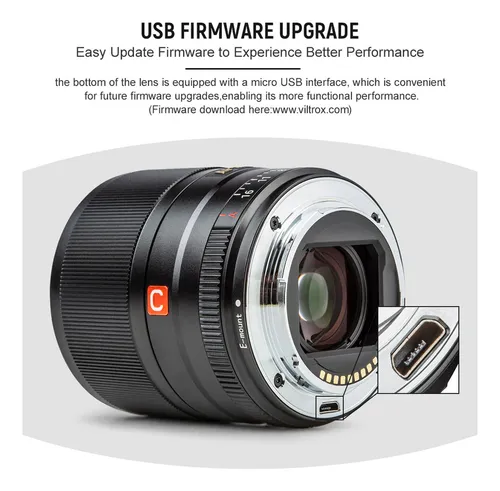 Lente Viltrox 33 Mm F/1.4 F1.4 F1.4 Con Montura E Aps-c Para Cámara Sony A6500 A6300 A6000 A6400 A6100 A5100 A6100 A6600
