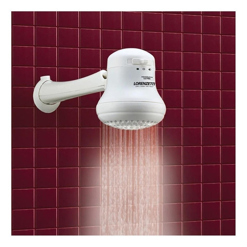 Imagem 2 de 2 de Chuveiro elétrico de parede Lorenzetti Maxi Ducha Ultra branco 5500W 220V