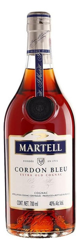 Caja De 3 Cognac Martell Cordon Bleu 700 Ml