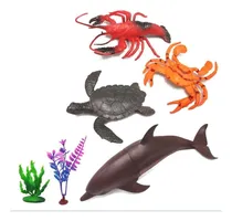 Comprar Set De Animales Marinos Océano Pack Figuras Peces Juguete