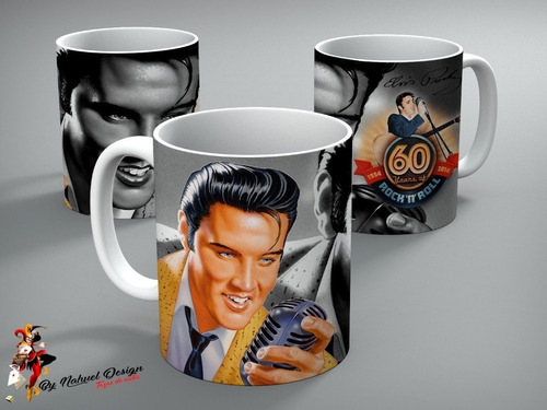 Taza - Tazón De Ceramica Elvis Presley