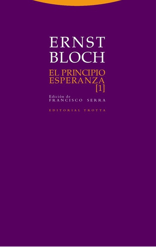 Principio Esperanza I - Bloch,ernst