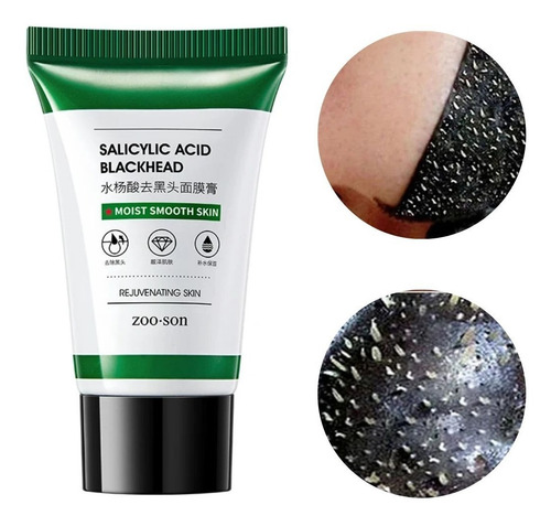 Mascarilla Negra Peel Off Elimina Poros Puntos Negros Acné F Tipo de piel Todo tipo de piel