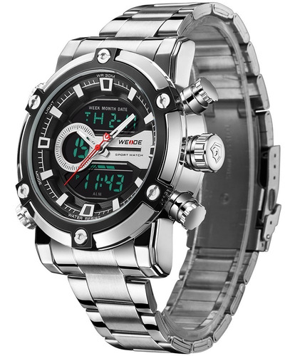 Relógio Masculino Weide Analógico Digital Led Original