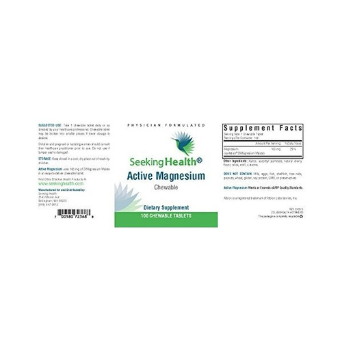 Masticable Magnesio Activa | Proporciona 100 Mg Dimagnesio M