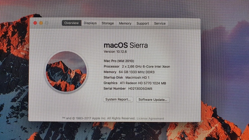 Imagem 7 de 8 de Mac Pro 12 Core 2,66 Ghz Westmere (mid 2010) - 64gb Ram