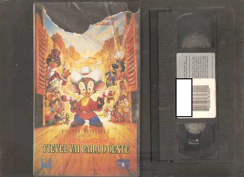 Desenho Antigo Fievel Vai para O Oeste Dublado Fita Vhs Video