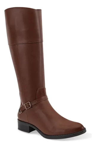 Botas Largas De Piel Para Dama Moka Suzy Love Env o gratis