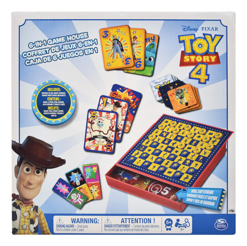 Caja De 6 Juegos En 1 Toy Story 4 Spin Master